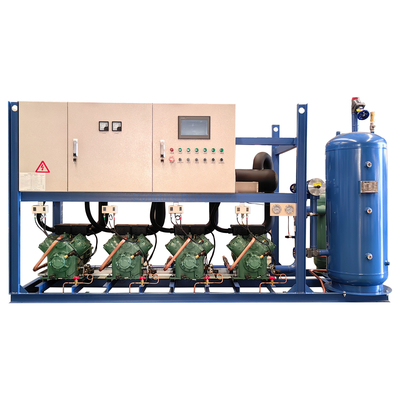 เครื่องทําความเย็นหลายเครื่อง พีสตันคอมเพรสเซอร์ PLC หัวหลายตัวในระยะ paralel